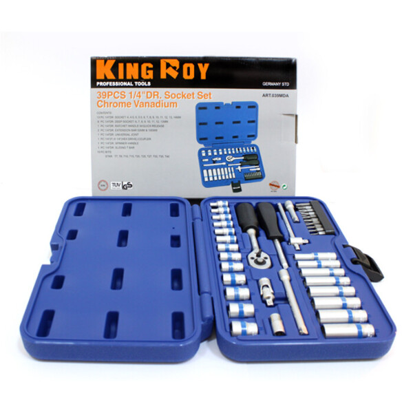 

Набор инструментов King Roy 039 MDA (39 предметов) (16734)