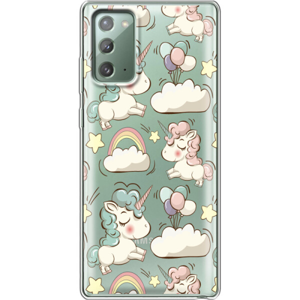 

Силиконовый чехол BoxFace Samsung N980 Galaxy Note 20 Unicorns (40568-cc2)