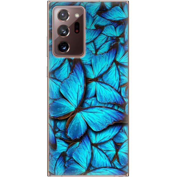 

Силиконовый чехол BoxFace Samsung N985 Galaxy Note 20 Ultra лазурные бабочки (40573-up1550)