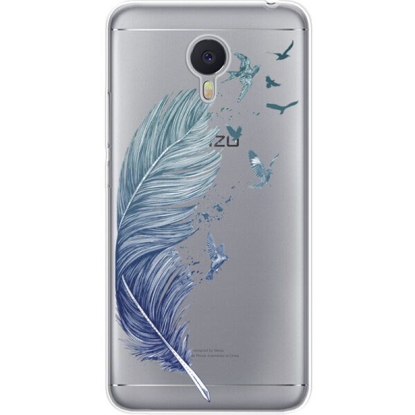 

Силиконовый чехол BoxFace Meizu M3 Note Feather (25108-cc38)