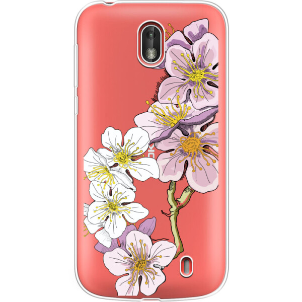 

Силиконовый чехол BoxFace Nokia 1 Cherry Blossom (33233-cc4)