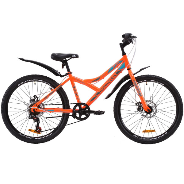 

24" Discovery FLINT DD 14" оранжево-бирюзовый с серым 2020