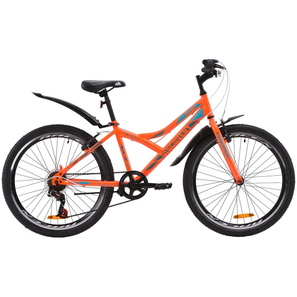 

24" Discovery FLINT 14" оранжево-бирюзовый с серым 2020