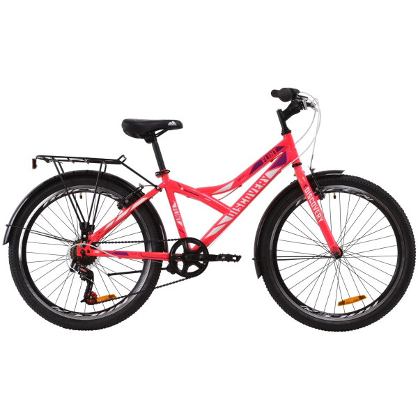 

24" Discovery FLINT 14" розовый с багажником 2020