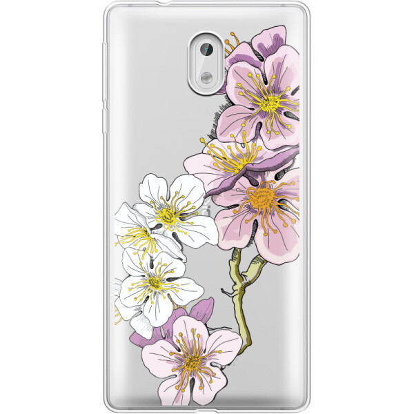 

Силиконовый чехол BoxFace Nokia 3 Cherry Blossom (31263-cc4)