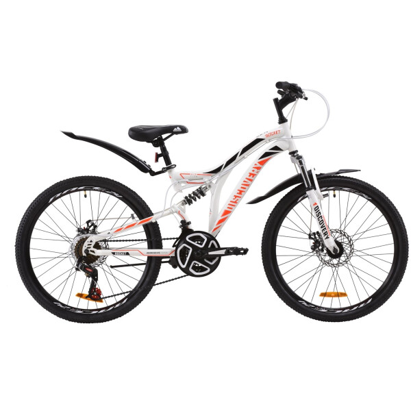 

24" Discovery ROCKET DD 15" бело-оранжевый c черным 2020