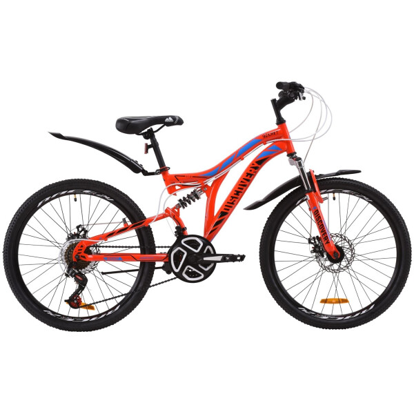 

24" Discovery ROCKET DD 15" красно-черный с синим 2020