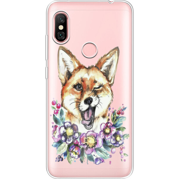 

Силиконовый чехол BoxFace Xiaomi Redmi Note 6 Pro Winking Fox (35452-cc13)