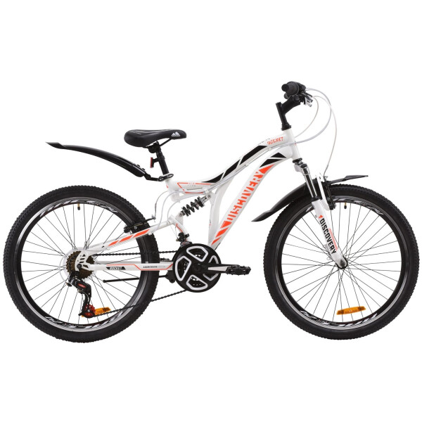 

24" Discovery ROCKET 15" бело-оранжевый c черным 2020