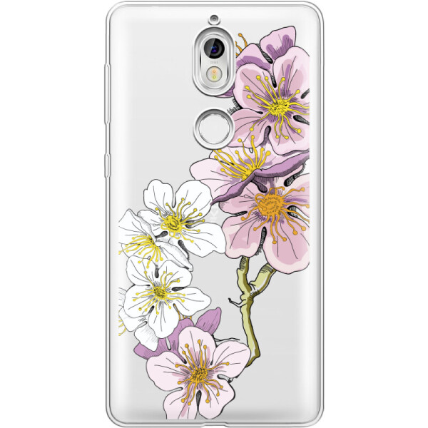 

Силиконовый чехол BoxFace Nokia 7 Cherry Blossom (33234-cc4)