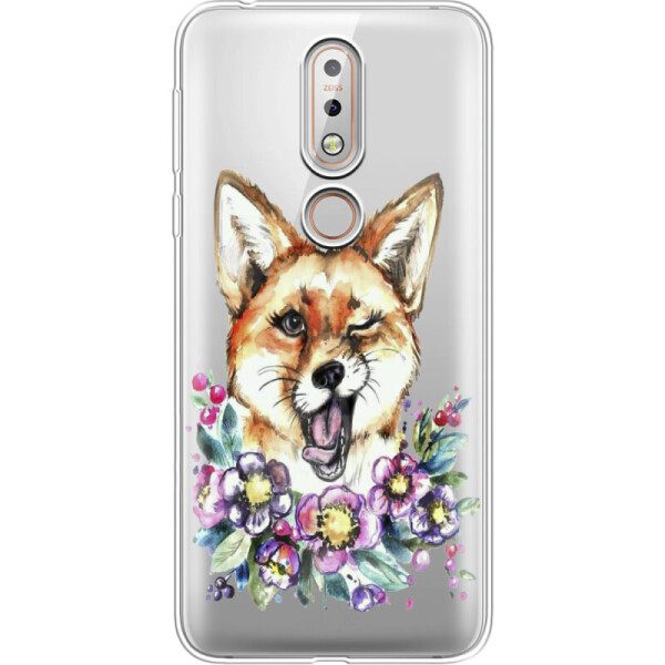 

Силиконовый чехол BoxFace Nokia 7.1 Winking Fox (36118-cc13)