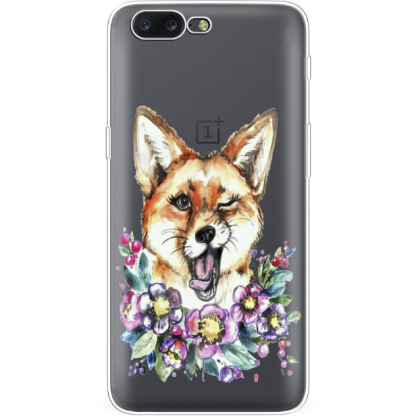 

Силиконовый чехол BoxFace OnePlus 5 Winking Fox (33857-cc13)