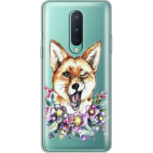 

Силиконовый чехол BoxFace OnePlus 8 Winking Fox (39989-cc13)