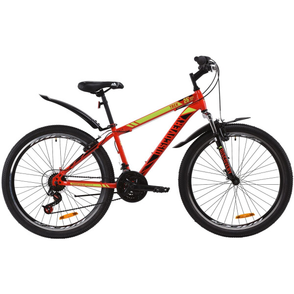 

26" Discovery TREK 13" красно-черный с салатовым 2020