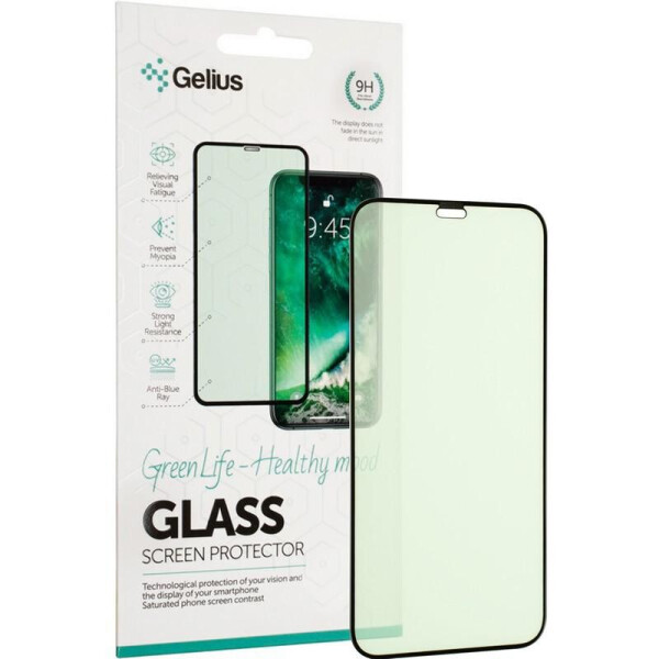 

Защитное стекло Gelius Green Life for iPhone 12 Black