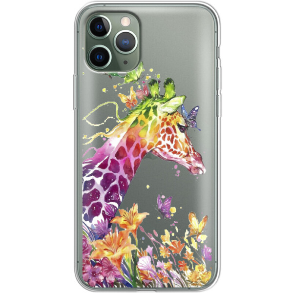 

Силиконовый чехол BoxFace Apple iPhone 11 Pro Colorful Giraffe (38189-cc14)
