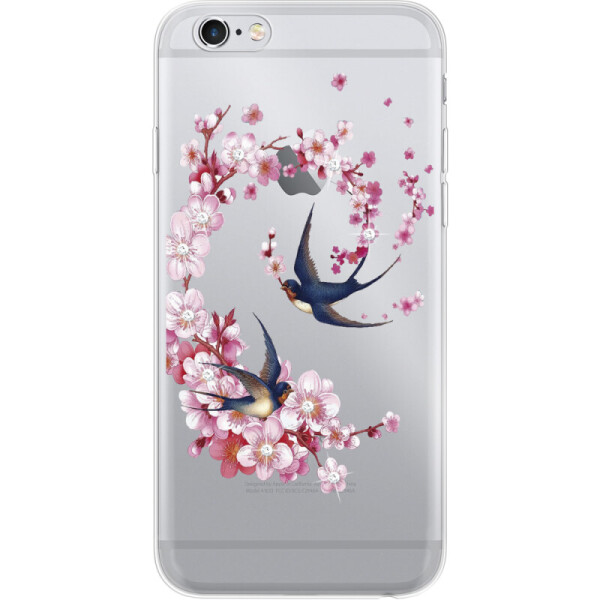 

Силиконовый чехол BoxFace Apple iPhone 6 4.7 Swallows and Bloom (24523-rs4)