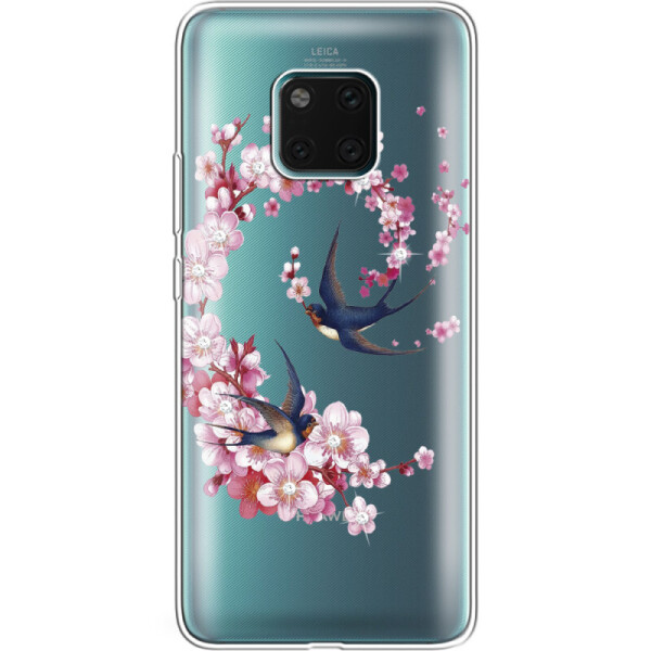 

Силиконовый чехол BoxFace Huawei Mate 20 Pro Swallows and Bloom (37099-rs4)