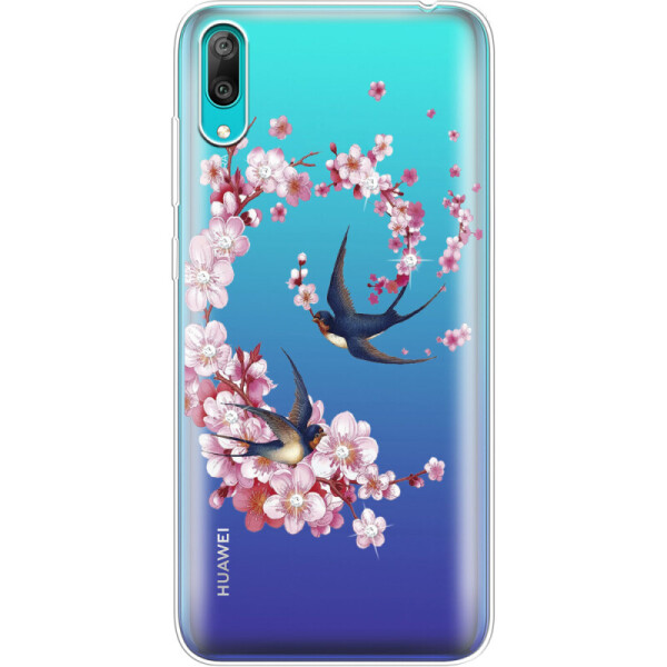 

Силиконовый чехол BoxFace Huawei Y7 Pro 2019 Swallows and Bloom (36651-rs4)