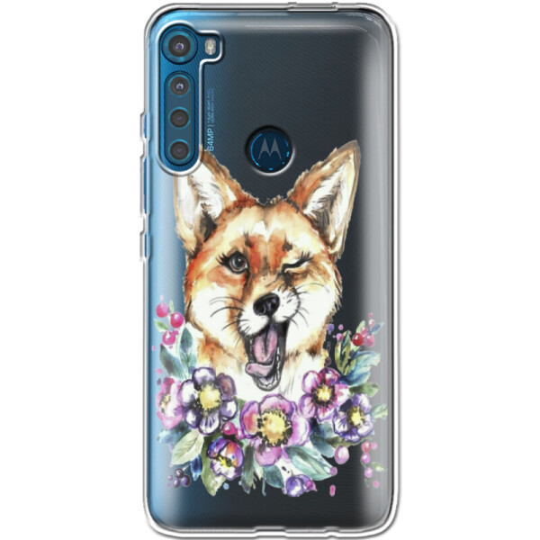 

Силиконовый чехол BoxFace Motorola One Fusion Plus Winking Fox (40947-cc13)