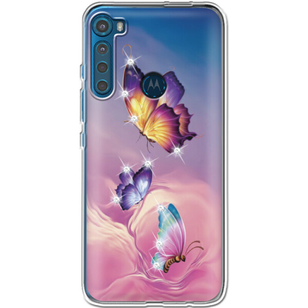

Силиконовый чехол BoxFace Motorola One Fusion Plus Butterflies (40947-rs19)