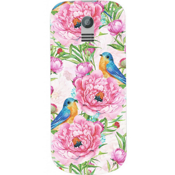 

Силиконовый чехол BoxFace Nokia 130 (2017) Birds and flowers (33336-up2376)