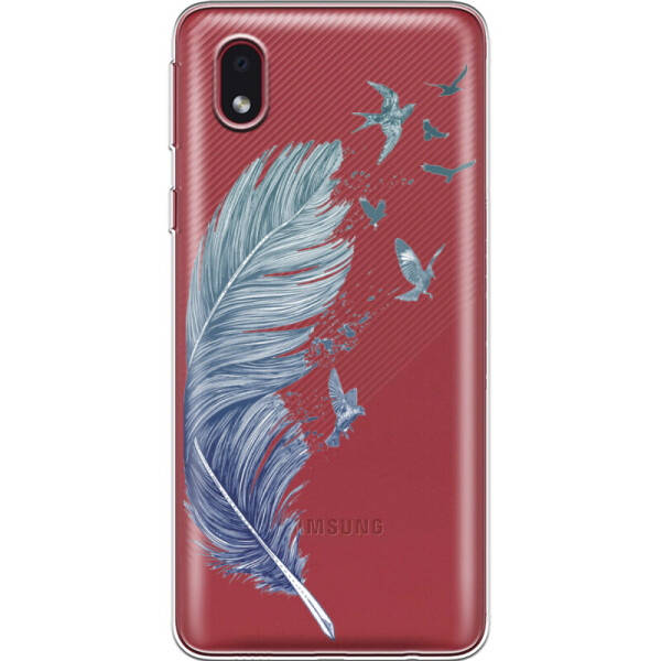 

Силиконовый чехол BoxFace Samsung A013 Galaxy A01 Core Feather (40875-cc38)