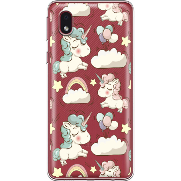

Силиконовый чехол BoxFace Samsung A013 Galaxy A01 Core Unicorns (40875-cc2)