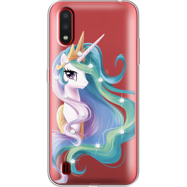 

Силиконовый чехол BoxFace Samsung A015 Galaxy A01 Unicorn Queen (38839-rs3)