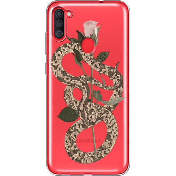 

Силиконовый чехол BoxFace Samsung A115 Galaxy A11 Glamor Snake (39628-cc67)