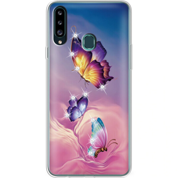

Силиконовый чехол BoxFace Samsung A207 Galaxy A20s Butterflies (38125-rs19)