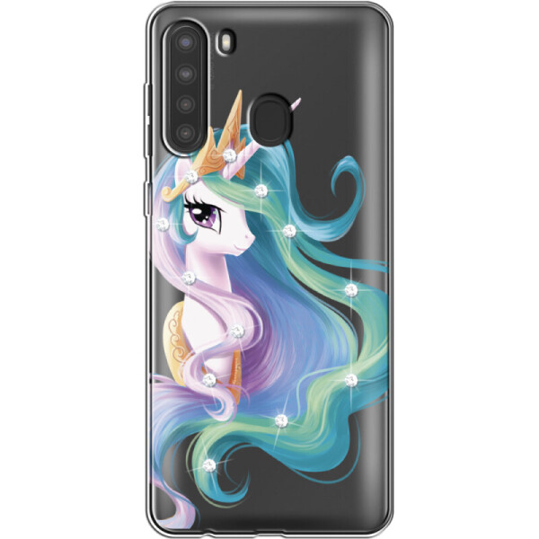 

Силиконовый чехол BoxFace Samsung A215 Galaxy A21 Unicorn Queen (39760-rs3)