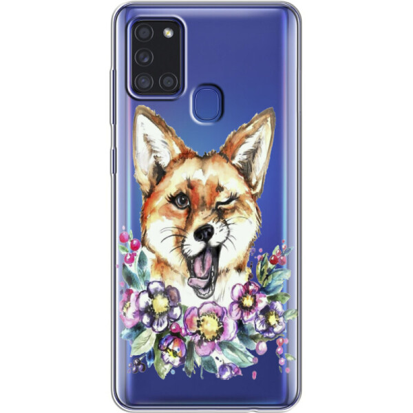 

Силиконовый чехол BoxFace Samsung A217 Galaxy A21s Winking Fox (40006-cc13)