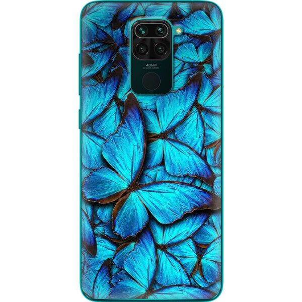 

Силиконовый чехол BoxFace Xiaomi Redmi Note 9 лазурные бабочки (39801-up1550)