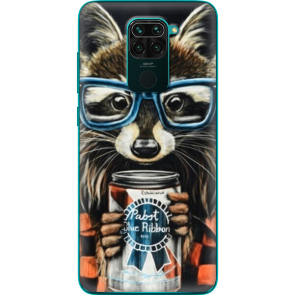 

Силиконовый чехол BoxFace Xiaomi Redmi Note 9 Енот с банкой (39801-up1333)