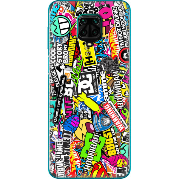 

Силиконовый чехол BoxFace Xiaomi Redmi Note 9S Multicolored Inscriptions (39475-up880)