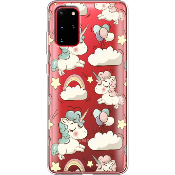 

Силиконовый чехол BoxFace Samsung G985 Galaxy S20 Plus Unicorns (38874-cc2)