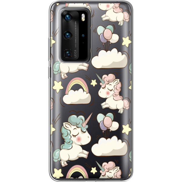 

Силиконовый чехол BoxFace Huawei P40 Pro Unicorns (39750-cc2)