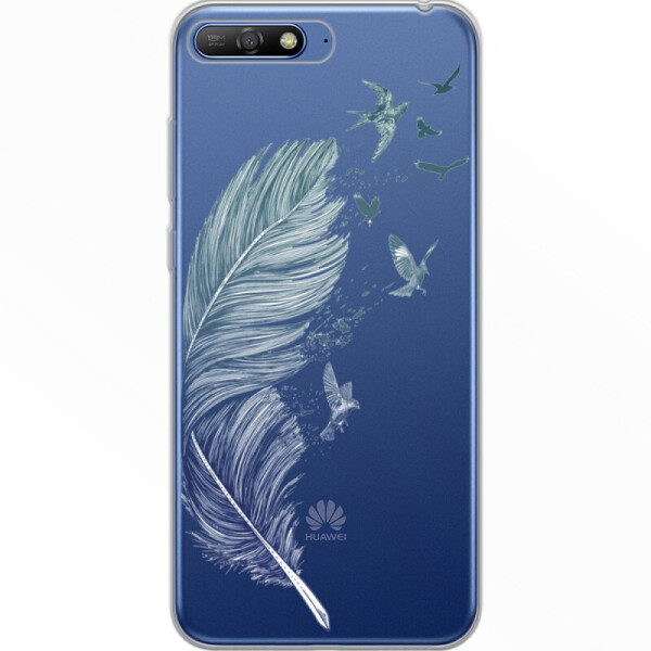 

Силиконовый чехол BoxFace Huawei Y6 2018 Feather (33371-cc38)