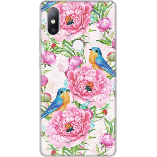 

Силиконовый чехол BoxFace Xiaomi Mi Mix 2S Birds and flowers (33501-up2376)