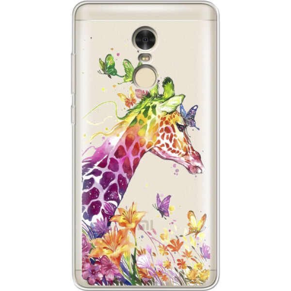 

Силиконовый чехол BoxFace Xiaomi Redmi Note 4 Colorful Giraffe (26611-cc14)