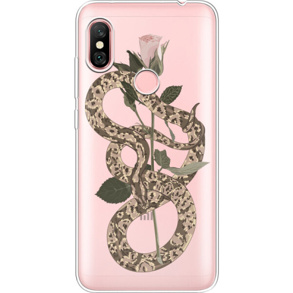 

Силиконовый чехол BoxFace Xiaomi Redmi Note 6 Pro Glamor Snake (35452-cc67)