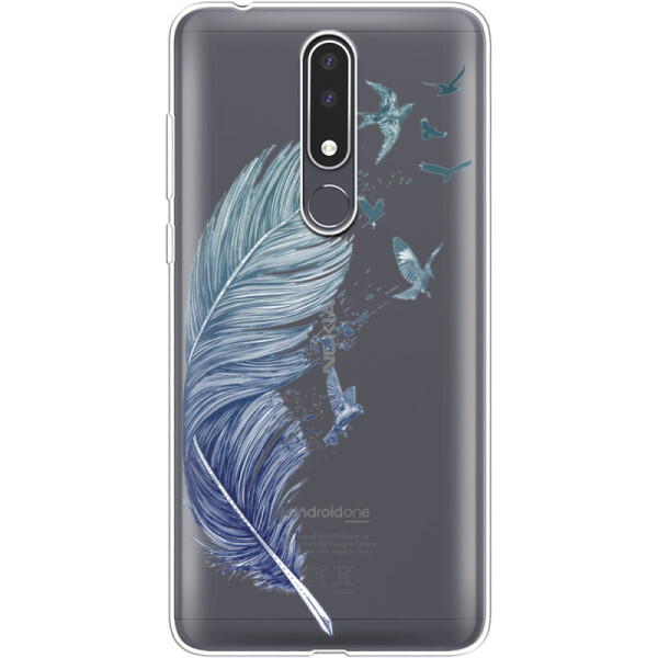 

Силиконовый чехол BoxFace Nokia 3.1 Plus Feather (36116-cc38)