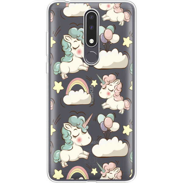 

Силиконовый чехол BoxFace Nokia 3.1 Plus Unicorns (36116-cc2)