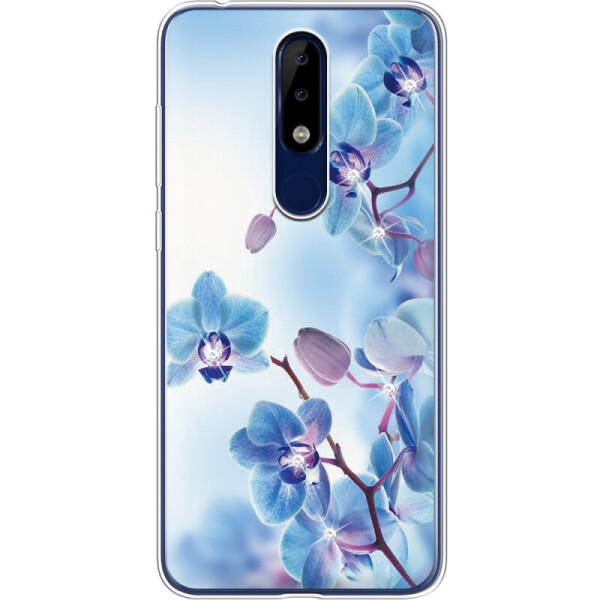 

Силиконовый чехол BoxFace Nokia 5.1 Plus Orchids (36117-rs16)