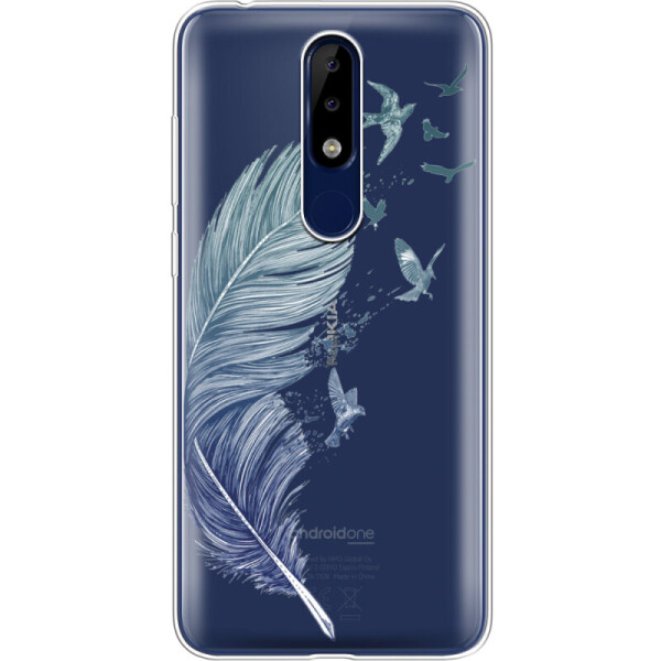 

Силиконовый чехол BoxFace Nokia 5.1 Plus Feather (36117-cc38)