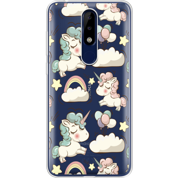 

Силиконовый чехол BoxFace Nokia 5.1 Plus Unicorns (36117-cc2)