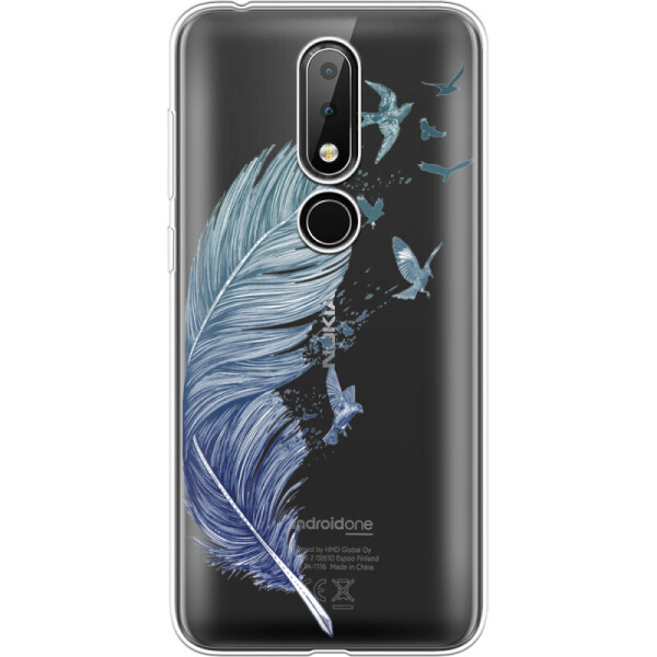 

Силиконовый чехол BoxFace Nokia 6.1 Plus Feather (36788-cc38)