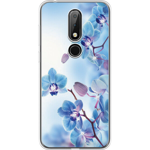 

Силиконовый чехол BoxFace Nokia 6.1 Plus Orchids (36788-rs16)