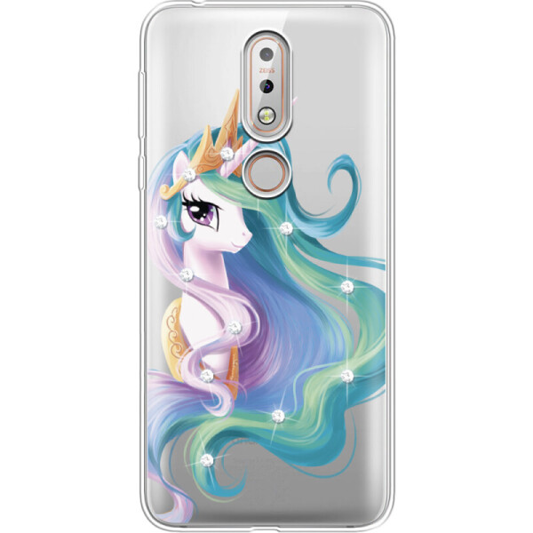 

Силиконовый чехол BoxFace Nokia 7.1 Unicorn Queen (36118-rs3)